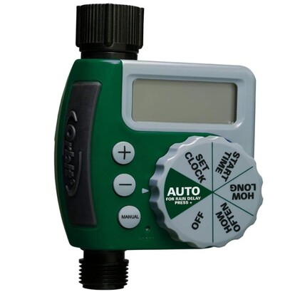 Programador de riego económico Orbit 62061Z con pantalla digital